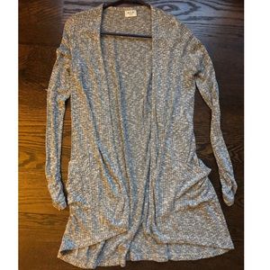 Long light grey cardigan